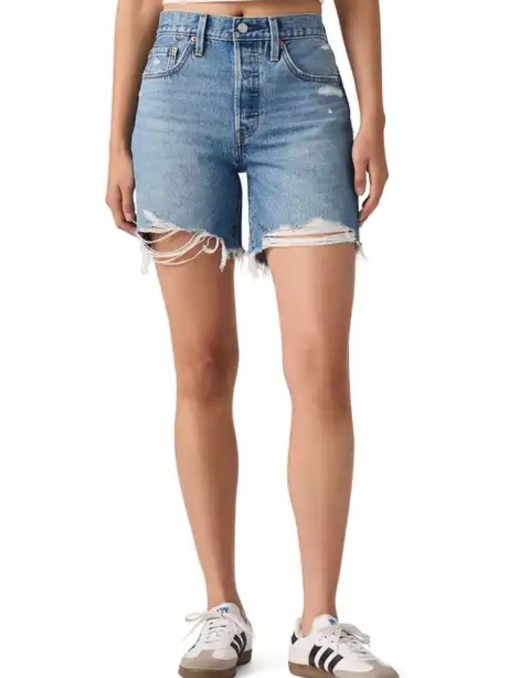 Levi’s Distressed Denim Shorts